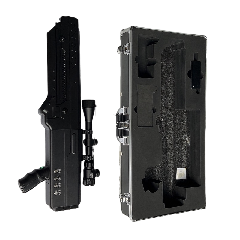  嘉定手持便携式枪型低空防御反制四通道A型